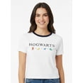 thumbnail image 2 of Harry Potter, Women's & Young Women's Graphic Short Sleeve Baby Tee, Hogwarts Mascots, Sizes XXS-2XL, 2 of 4