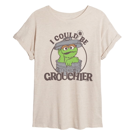 Sesame Street - I Could Be Grouchier Oscar - Women's Graphic T-Shirt