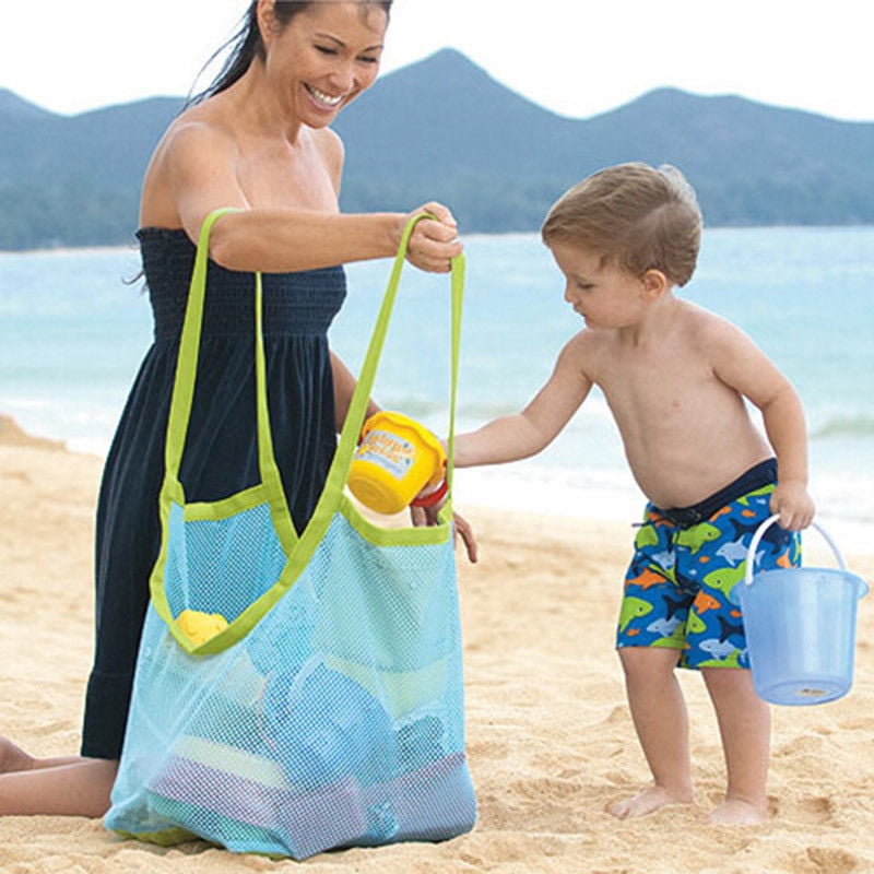 Beach toys mesh beach bag kids shell collection bag beach sand toys tote  bags for storing shells beach toys sand toys | Catch.com.au