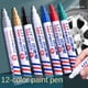 thumbnail image 2 of Rotuladores de colores para pintura permanente, rotuladores blancos resistentes al agua, para tela de goma y Metal, 12 colores, 1 piezas, 2 of 4