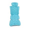 thumbnail image 4 of Almohada de baño de cuerpo completo para adultos, antideslizante, desmontable, lavable, con ventosas fuertes, color azul, 4 of 14