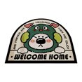 thumbnail image 1 of Front Doormats Rug, Washable PVC Cute Bear Door Mats  For Kitchen Green, 1 of 8