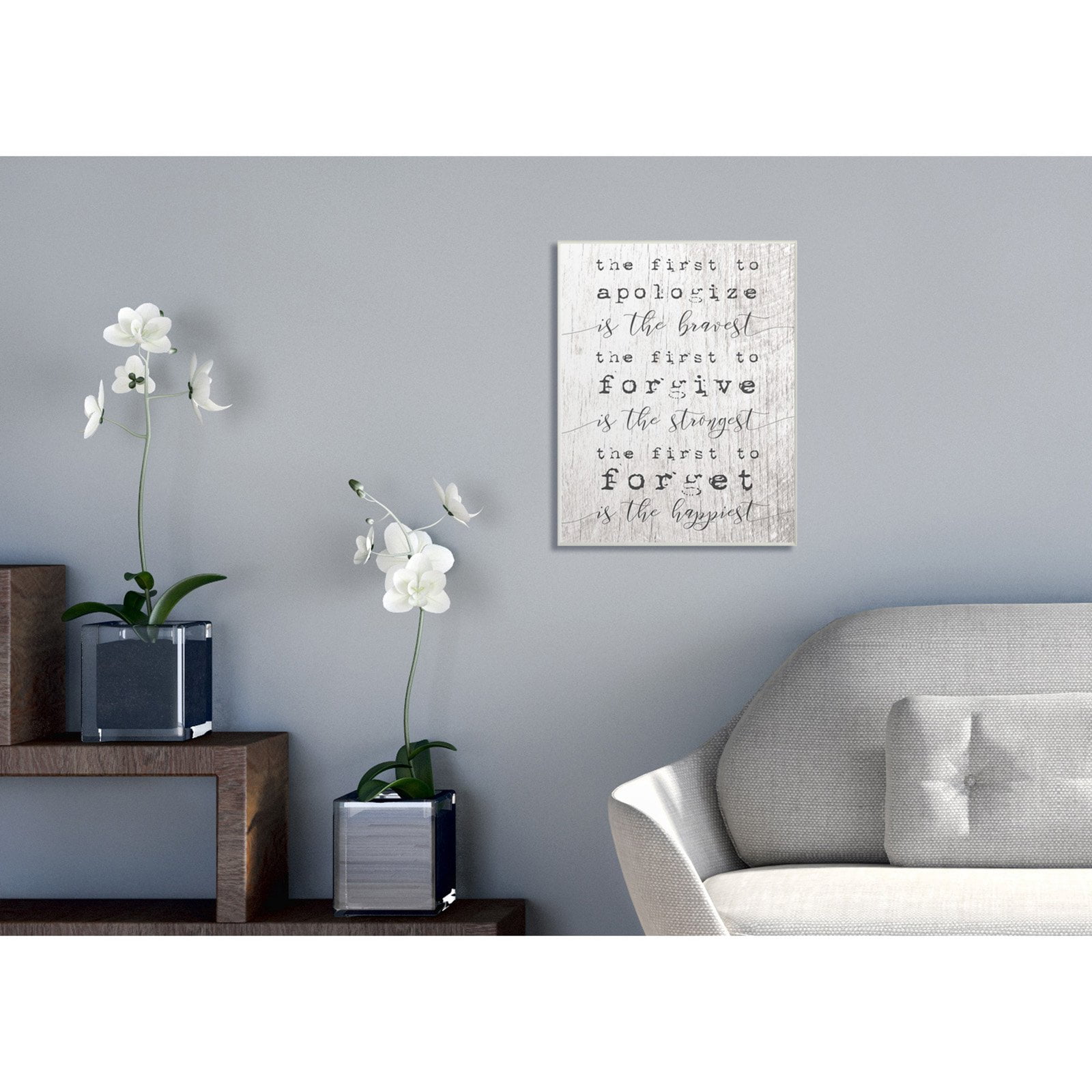 The Stupell Home Decor Collection Bravest Strongest Happiest Wall Art