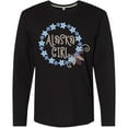 thumbnail image 3 of Inktastic Alaska Girl Forget-me-not Flower Long Sleeve T-Shirt, 3 of 5