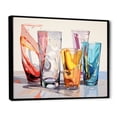 thumbnail image 2 of Designart "Food Drinkware An modern III" Food & Beverage Floater Framed Canvas Print, 2 of 7
