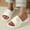 White, variant on USSUMA Womens House Slippers Women's Fashionable Casual Versatile Home Bathroom Outdoor Wear Spring and Summer New Slippers Garden Clog Slippers up to 30% off