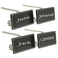 thumbnail image 6 of The Original MantleClip Stocking Holder with CHALKBOARD Icons, Silver 4-pack, 6 of 7