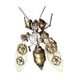 thumbnail image 1 of Colección de modelos de abejas de metal Hobby Manualidades Escultura mecánica Modelo mecánico de bricolaje Estilo A, 1 of 8