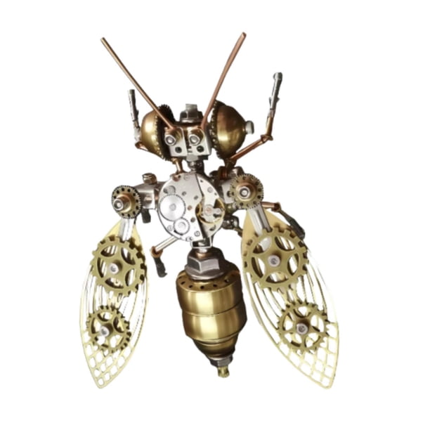 Colección de modelos de abejas de metal Hobby Manualidades Escultura mecánica Modelo mecánico de bricolaje Estilo A