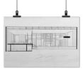 thumbnail image 2 of Print: Deering Residence, Casey Key, Florida. Perspective Section, 1956, 2 of 4