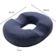 thumbnail image 3 of Cojín de donut negro - Cojín de anillo de donut - Soporte de espalda para ciática - Hemorroides - Almohada de maternidad para el embarazo - Soporte de espalda - Almohada de cuña - Cojín de alivio para, 3 of 5