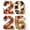 White, variant on 2026 Graduation Decorations, 10 Inch Fillable Centerpiece Tray, 2026 Number Charcuterie Board Box for Grad Party Table Decor