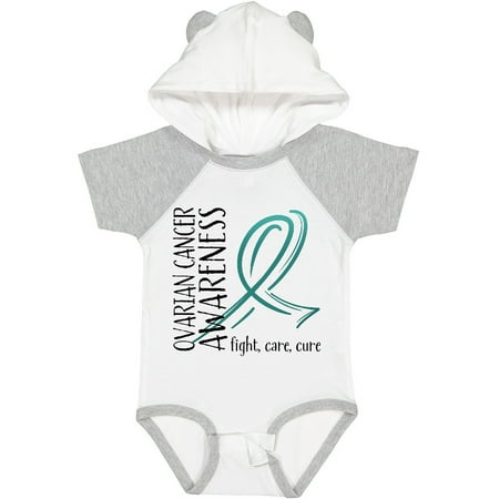 

Inktastic Ovarian Cancer Awareness- Fight Care Cure Gift Baby Boy or Baby Girl Bodysuit