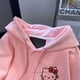 thumbnail image 4 of Sudadera con capucha Kawaii Sanrio Hello Kitty para mujer, moda Otoño Invierno, nueva sudadera, abrigo para niña, ropa dulce Y2k Preppy, tops 2023, 4 of 5
