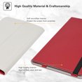 thumbnail image 4 of Labanema Compatible with Lenovo Chromebook Duet 3 11 Case,PU Leather Folio 2-folding Stand Cover for Lenovo Chromebook Duet 3 (82T6001HUS) 10.9" 2-in-1 Tablet,Red, 4 of 5