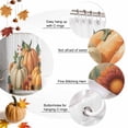 thumbnail image 5 of Shower Curtains for Bathroom-36"x72",Thanksgiving Fall Pumpkin Flower Waterproof Bath Curtain Grommet Shower Curtain Set with Hooks,Sunflower Leaves Berry Washable Bath Accessories, 5 of 8