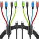 thumbnail image 1 of Cable de carga múltiple USB C de Firsting, 4 en 1, 1,5 m, paquete de 2, 1 of 9