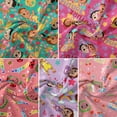 thumbnail image 5 of CoComelon 18" x 21" 100% Cotton CoComelon, Pink, for Quilting & Sewing, 5 Pieces, 5 of 6