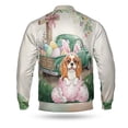 thumbnail image 2 of Easter Egg Cavalier King Charles Spaniel Bunny Ear Welcome Spring Truck All Over Print 3D Baseball Jacket Dog Lover Gifts Bomber Jacket Softball - 12002, 2 of 6