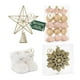thumbnail image 1 of Set Esferas y Adornos Navideños para Árbol de Navidad Esquimal, 22 Piezas (Dorado Rosa), 1 of 6
