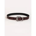 thumbnail image 2 of 1pc Men Solid Western Buckle Vintage Belt, 2 of 4