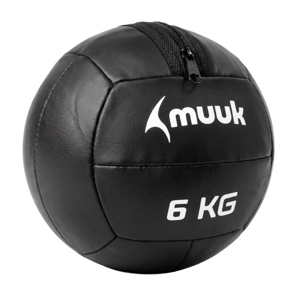 Balón Medicinal de 6 kg Negro Muuk Fitness
