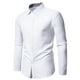 thumbnail image 1 of Blusa y camisa de manga larga con cuello vuelto para hombre, informal, con botones y retazos, de poliéster., 1 of 8