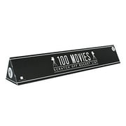 Gift Republic 100 Movies Bucket List Poster, Black