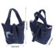 thumbnail image 5 of Milisten Tote De Denim Con Asa Doble Y Moderno Para Uso En Oficina Y Viajes, 5 of 6