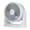 White, variant on Pelonis 7 inch air circulator fan Blue
