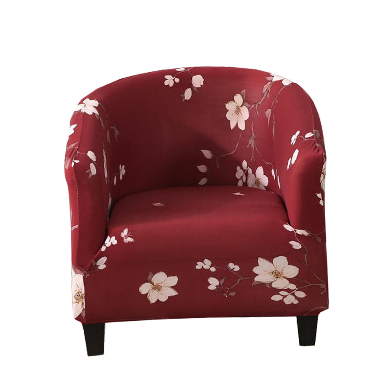 Tub Chair Covers Armchair Slipcovers Printed Club Chair Slipcover for