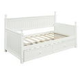 thumbnail image 3 of Twin Size Wood Daybed with Twin Size Trundle (White) 95566, 3 of 9
