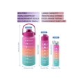thumbnail image 2 of 1pc Gradient Water Bottle With Large Capacity (2000ml/800ml/300ml) For Outdoor Sports & Fitness, With Straw, 2 of 2