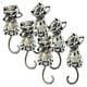 thumbnail image 2 of Aretes de Tapon VentDepot EarringCat03 3Pzas Gato Tuerca Plata Metal, 2 of 2
