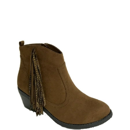 Wonder Nation Rhinestone Fringe Ankle Boot (Little Girls & Big Girls)