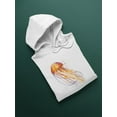 thumbnail image 3 of Jellyfish Watercolor Art  Hoodie Women -Image by Shutterstock, Female XX-Large, 3 of 4