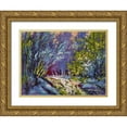 thumbnail image 1 of Chodyukov, Aleksander 32x25 Gold Ornate Wood Framed with Double Matting Museum Art Print Titled - Early Spring colors II, 1 of 4