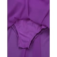 thumbnail image 7 of iEFiEL Girls Cross Back Ballet Dance Dress Lyrical Performance Dress Purple 11-12, 7 of 7
