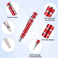 thumbnail image 4 of Djiypn 8 in 1 Mini Screwdriver Set Small Screwdrivers Pen Magnetic Repair Tools, Compact Gadgets Computer Eyeglasses Home Improvement (Red), 4 of 9