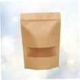 thumbnail image 3 of KAKOWELY 50Ud Bolsas De Papel Kraft Para Guardar Con Ventana Y Sellable, 3 of 7