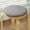 Gray, variant on Kraoden Solid Wood Round Stool Cushion, Ergonomic Thickened Seat Cushion for Indoor & Outdoor Use, Soft Sponge for Comfort, Ideal for Office, Gaming & Meditation