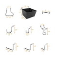 thumbnail image 4 of AMERTEER Assorted Peg Hooks Garage Kitchen Warehouse Store Wall Holders Organizer Storage Hanger Assortment Organization, 4 of 8