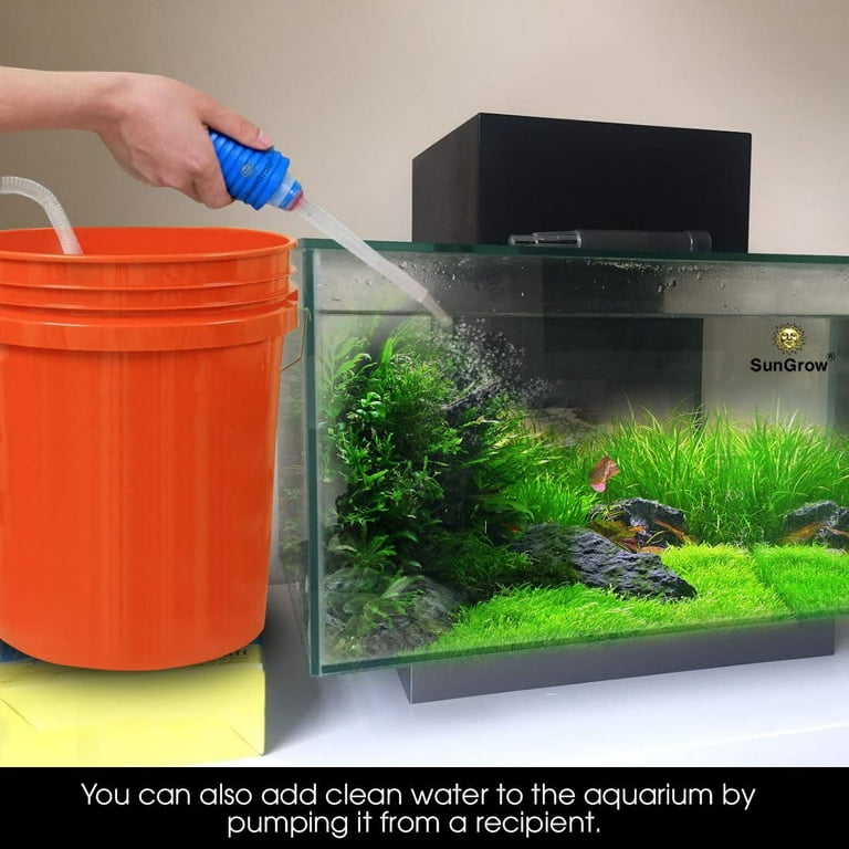 Yirtree Gravel Vacuum Cleaner for Aquarium, Fish Tank
