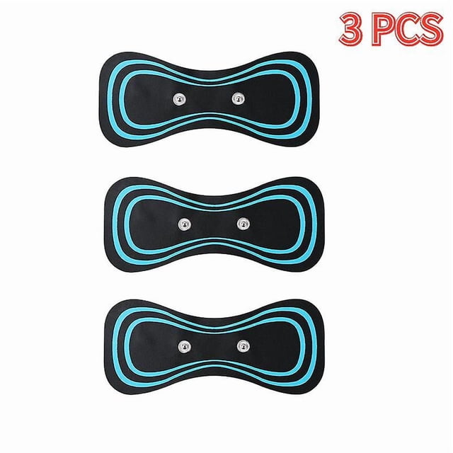 1-50Pcs Gel Pads For Neck Massager EMS Muscle Massager Pulse Patches Back Stimulation Sticker Cervical Back Massage Massage Pain Relief ToolsSurprise Gift 5242:3 PCS Great Gift