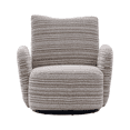 thumbnail image 6 of Tcbosik 360° Swivel Accent Chair, Comfy Living Room Armchair, Boucle Fabric Upholstered Single Sofa Chair for Bedroom, Living Room, Khaki, 6 of 11