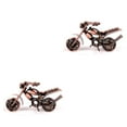 thumbnail image 2 of Inteprter Modelo de motocicleta de metal - Colección imprescindible para los fanáticos de la Patrulla Canina Vehículos de metal verdaderos de Bronce antiguo 14 cm * 6 cm * 7 cm 2Conjunto, 2 of 6