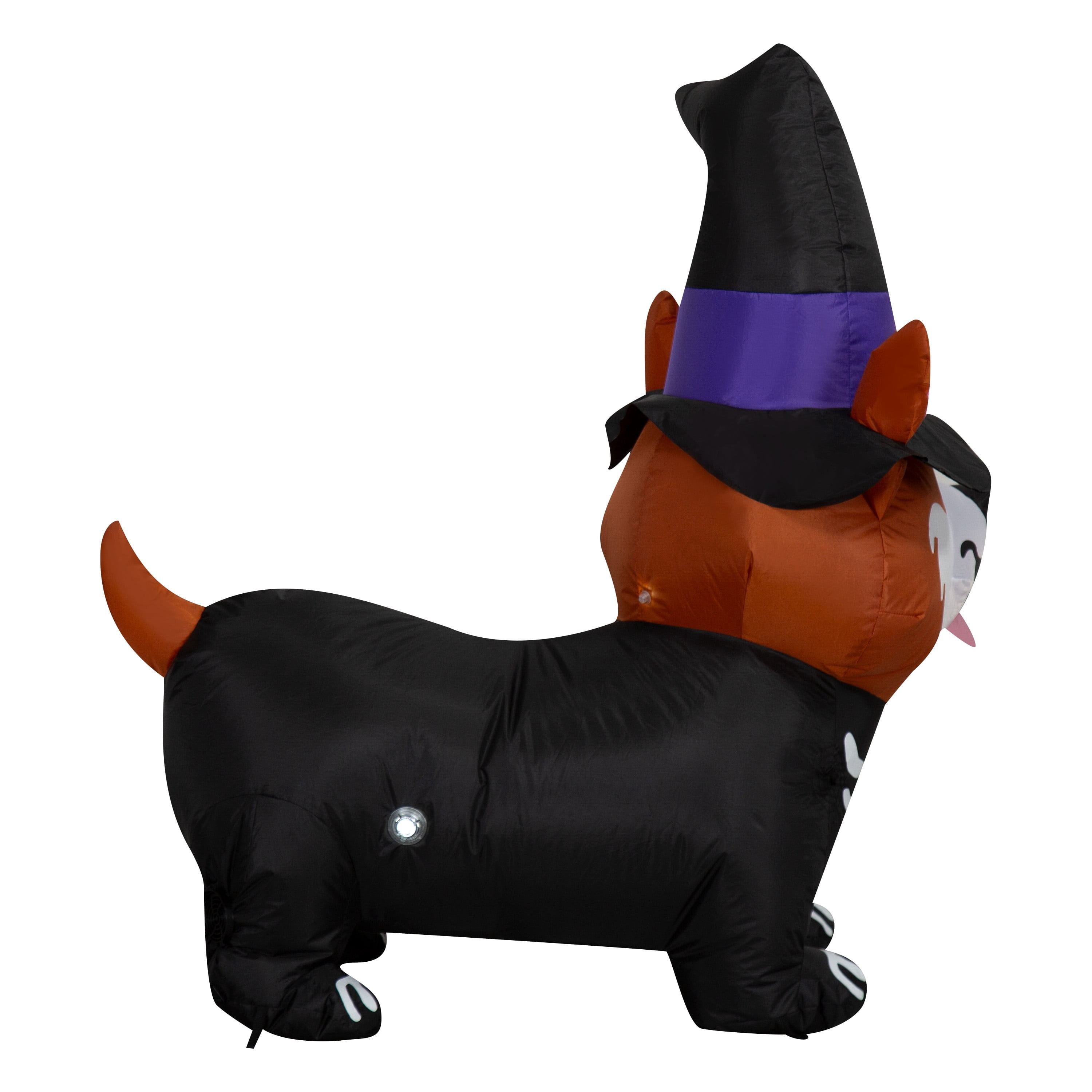 Skeleton Corgi Airblown Yard Inflatable, Multicolor, 3.5', Halloween by Way To Celebrate