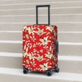 thumbnail image 3 of Wukai Lilies Flowers Elastic Luggage Cover: Personalized Protection for Your Suitcase - Fits 19~29-inch, Washable & Durable Travel Companion-Medium, 3 of 8