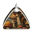 thumbnail image 3 of Lsque Vintage Cloud Mushroom Printed Long Tissue Box Cover Holder, Facial Paper Organizer Dispenser,Triangle with Bottom Belt, PVC Leather Decorative Organizer, 3 of 9