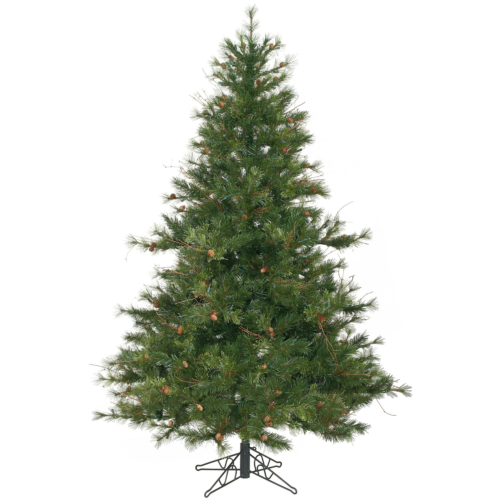 Vickerman Unlit 7.5' Mixed Country Pine Artificial Christmas Tree